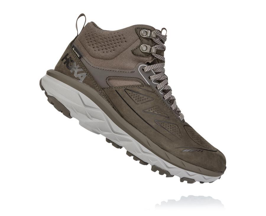 Botas De Montaña Hoka One One Mujer - Challenger Mid Gore-Tex - Marrones - ANW576143